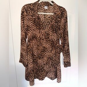 Time and Tru Animal Print Swim cover up